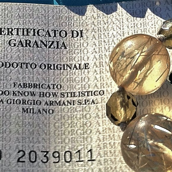 Vintage Runway Couture ARMANI Collezione necklace RARE NWT Iridescent crystal - Picture 3 of 8